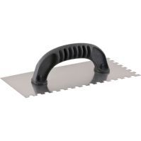 DESEMPENADEIRA DE AÇO DENTADA COM CABO PLÁSTICO - VONDER