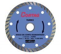 DISCO DE CORTE DIAMANTADO - TURBO