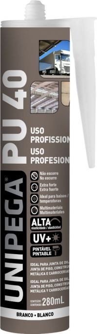 SELANTE PU 40 - BRANCO, CINZA E PRETO